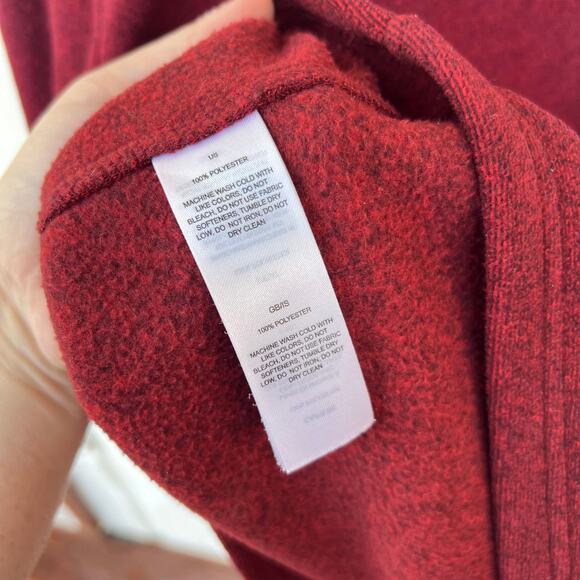 Sherpa Adventure Gear Red Quarter-Zip Fleece Pullover Mens Medium Outdoor Jacket - Picture 6 of 6